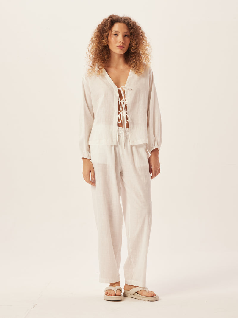 Bata Amarração - Branco