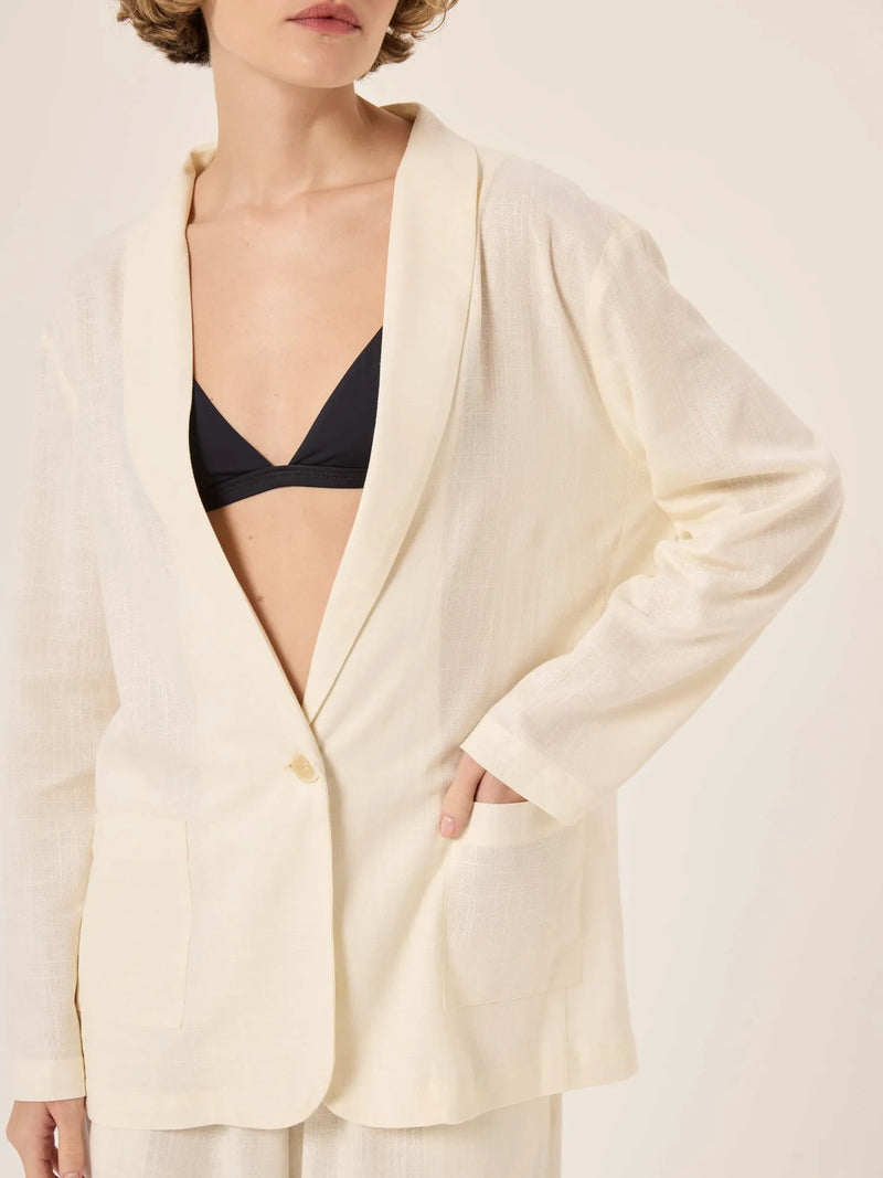 Blazer Linho - Cru