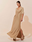 Vestido Elva - Bege