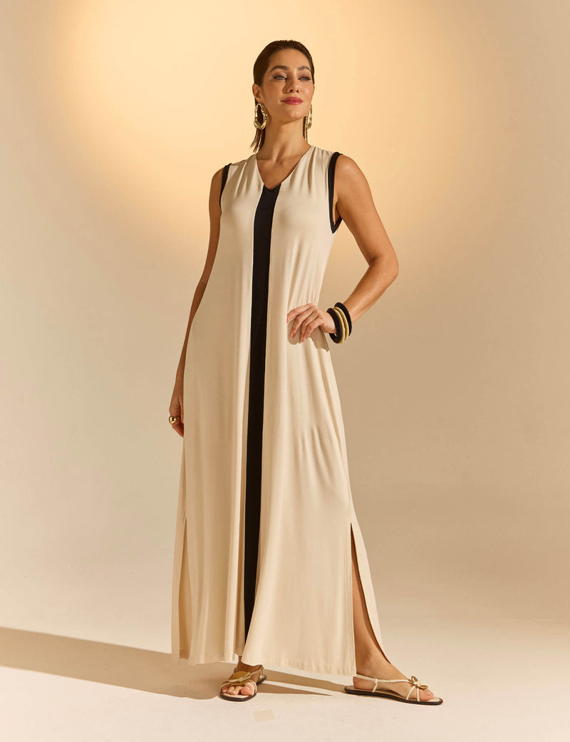 Vestido Adeline - Bege Claro