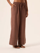 Calça Pantalona Ipa - Cacau