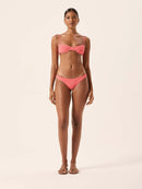 Bikini Atoalhado - Coral