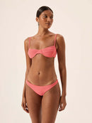 Bikini Atoalhado - Coral