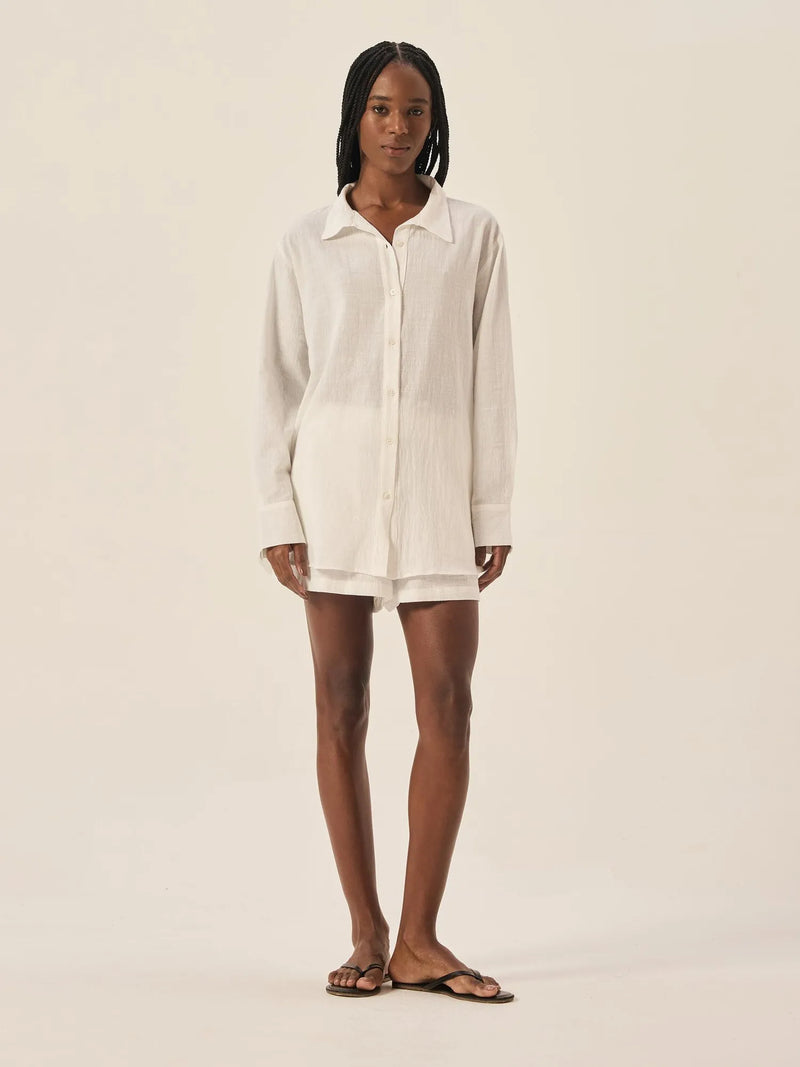 Camisa Ipa manga longa - Branco