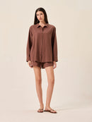 Camisa Ipa manga longa - Cacau