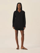 Camisa Ipa manga longa - Preto