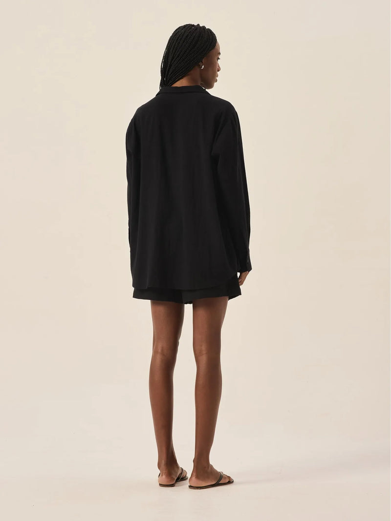 Camisa Ipa manga longa - Preto