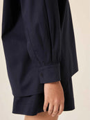 Conjunto Tricoline - Marinho