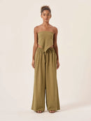 Calça Pantalona Ipa - Oliva