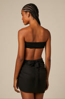 Mini Pareô Linho - Preto