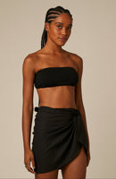 Mini Pareô Linho - Preto