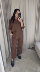 Conjunto Roberta - Marrom