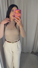 Blusa Emanuela - Nude