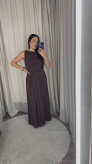 Vestido Carrie - Marrom