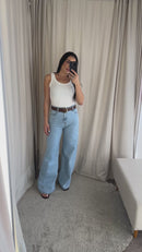 Calça Kaia - Jeans Claro
