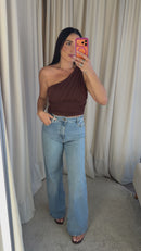 Blusa Thalia - Marrom