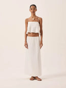 Top Slip Satin - Ostra