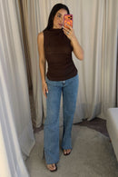 Blusa Sol - Marrom
