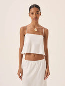 Top Slip Satin - Ostra