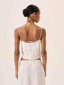 Top Slip Satin - Ostra