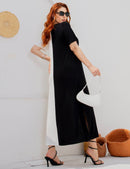 Vestido Pruella - Preto / Off White