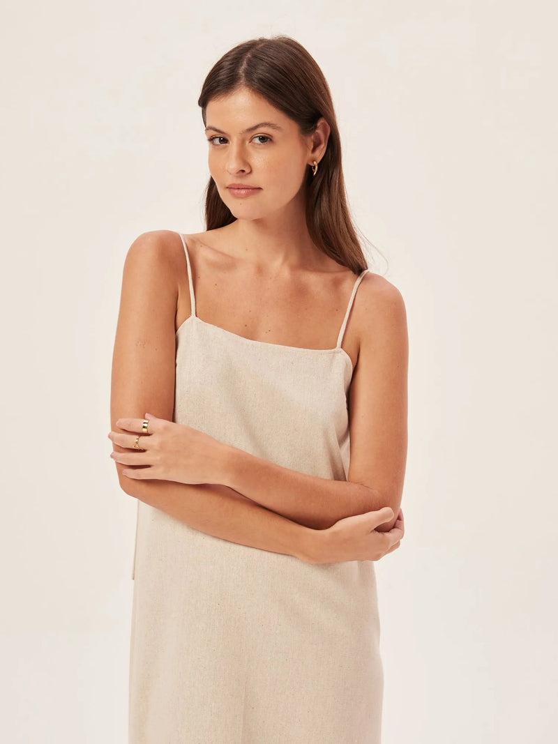 Vestido Gal - Linho Natural