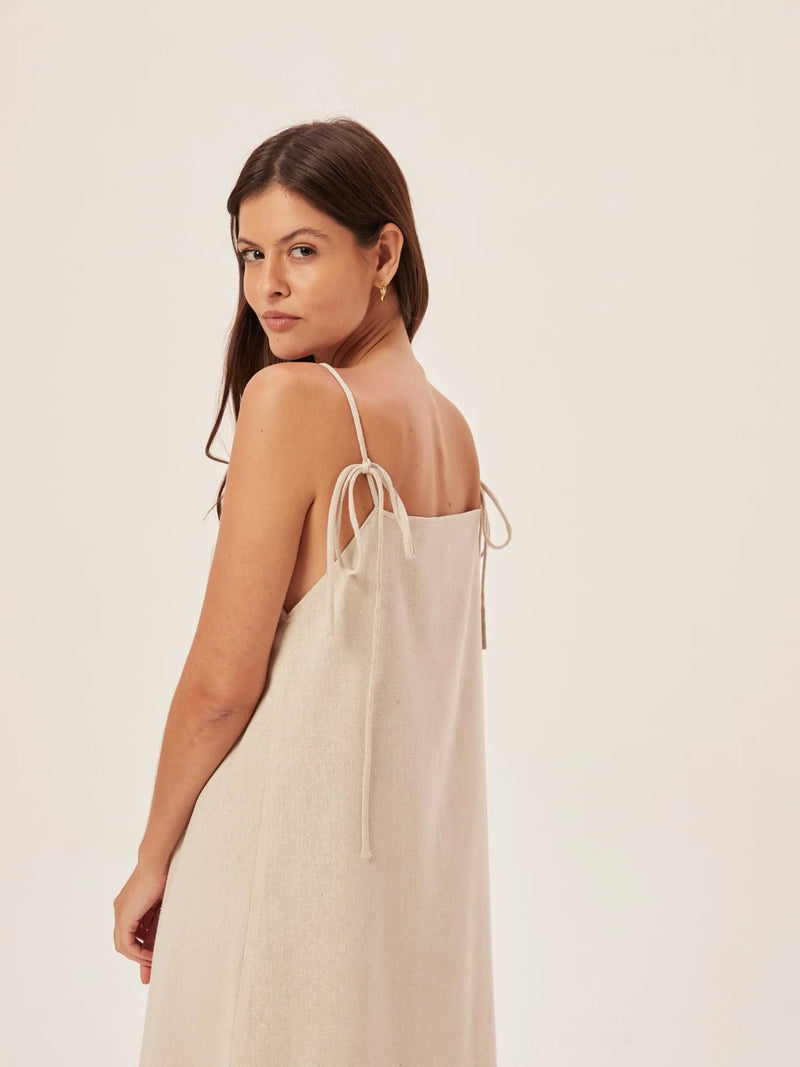 Vestido Gal - Linho Natural